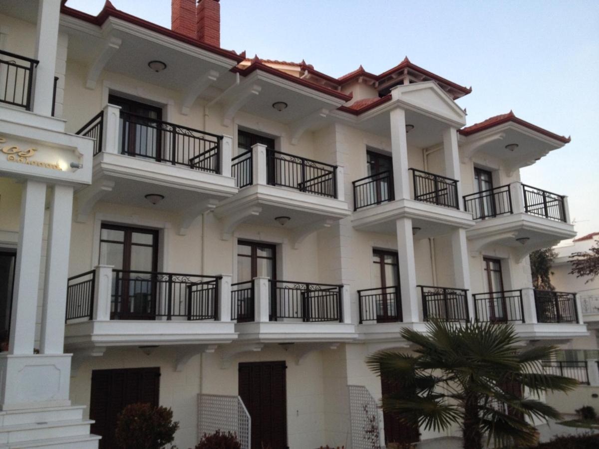 Makedos Sea View Apartment Nea Vrasna Luaran gambar