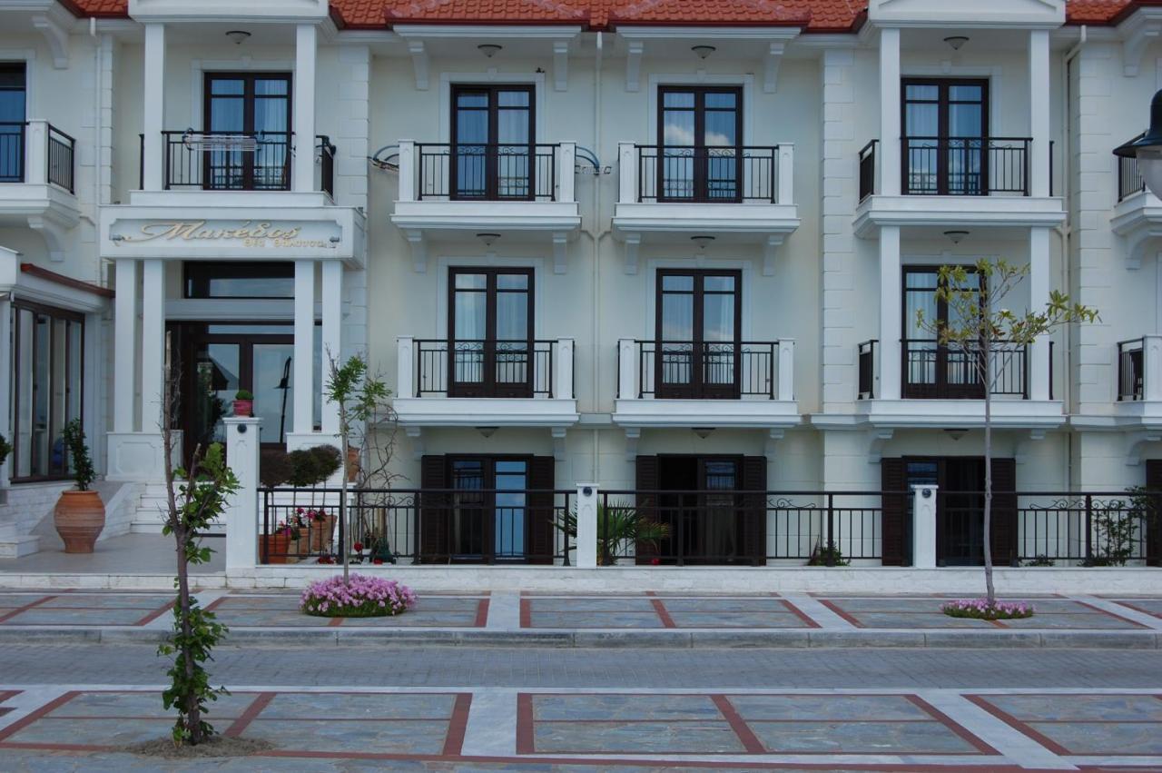 Makedos Sea View Apartment Nea Vrasna Luaran gambar