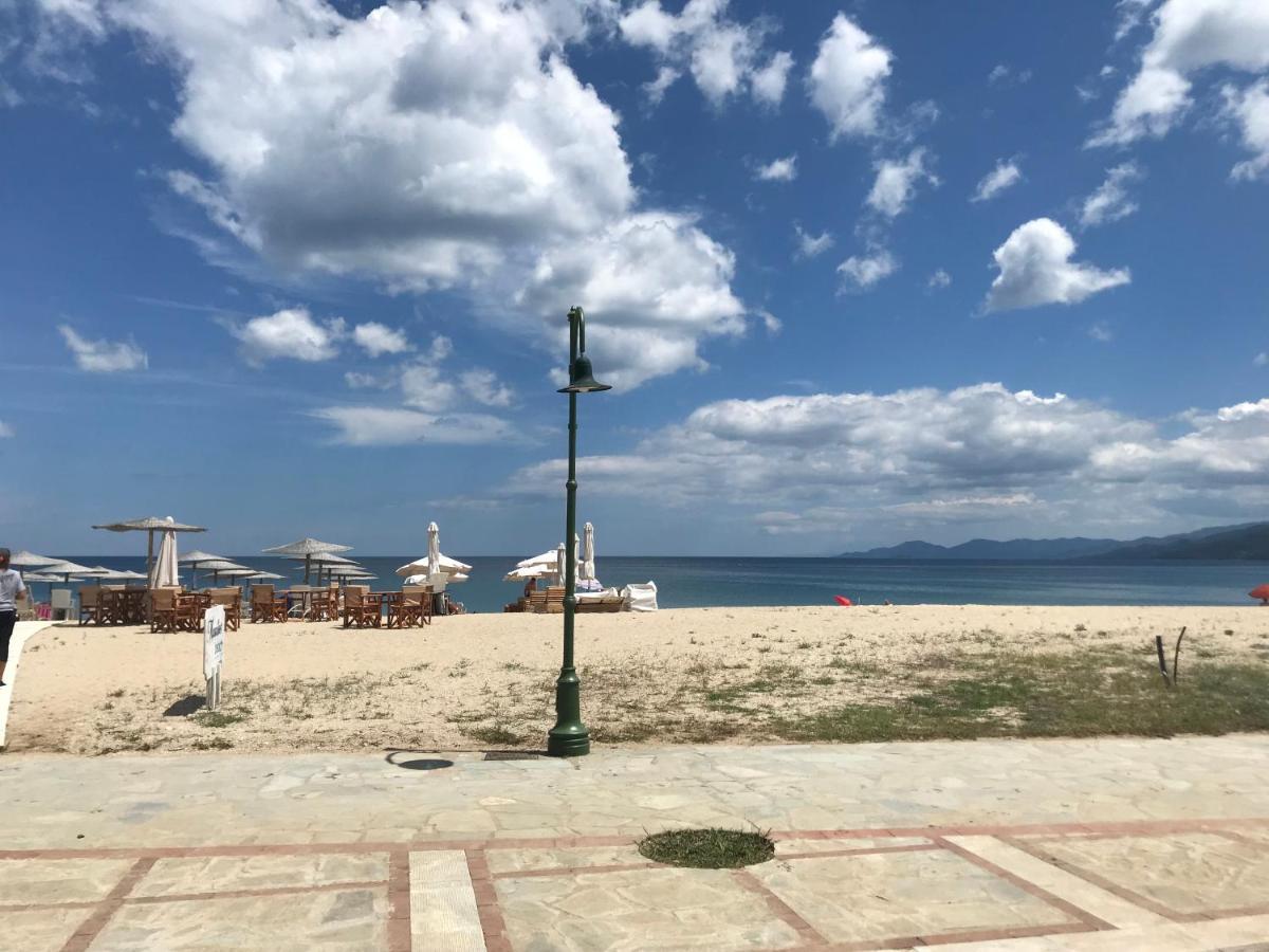 Makedos Sea View Apartment Nea Vrasna Luaran gambar