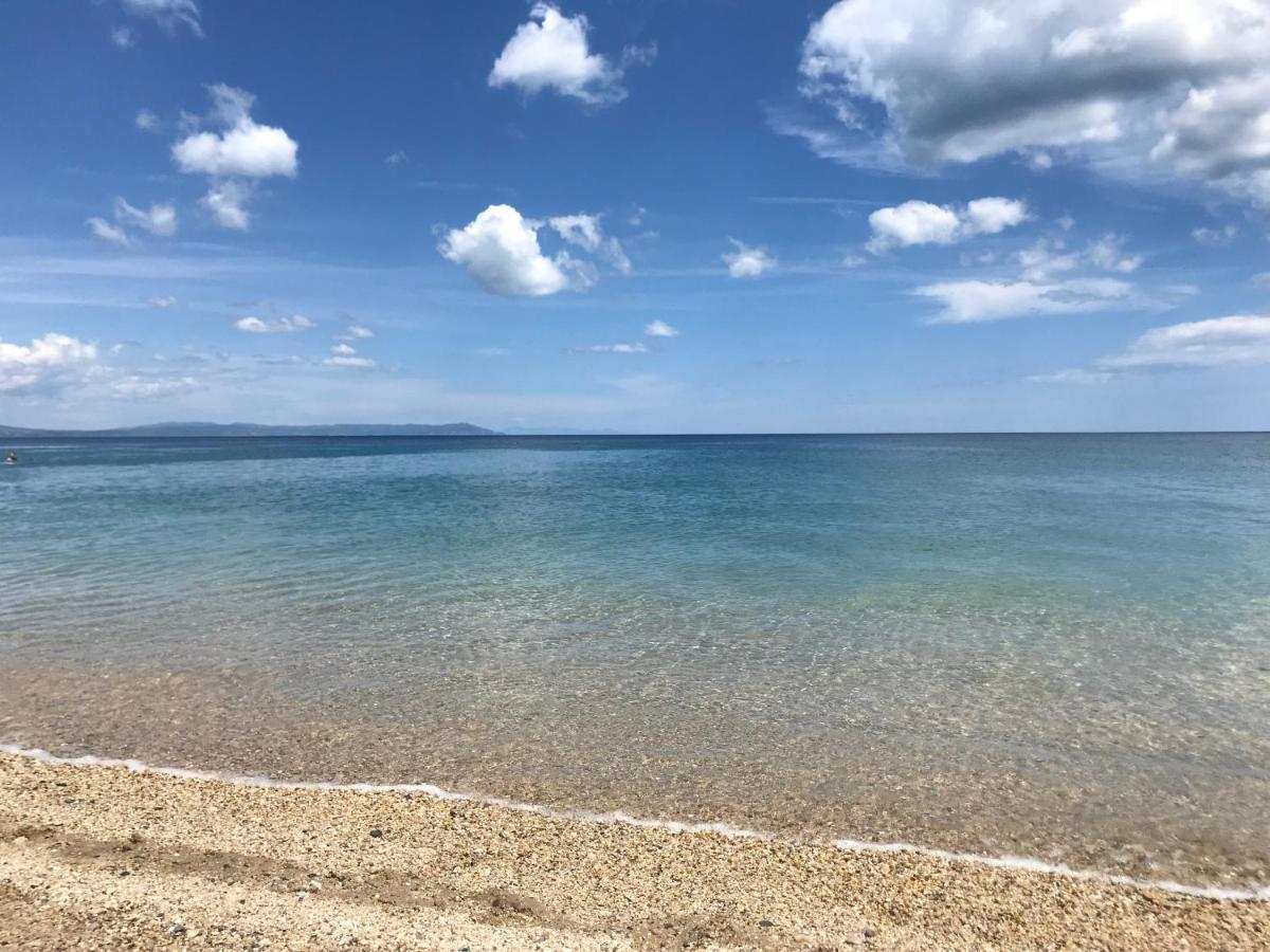 Makedos Sea View Apartment Nea Vrasna Luaran gambar