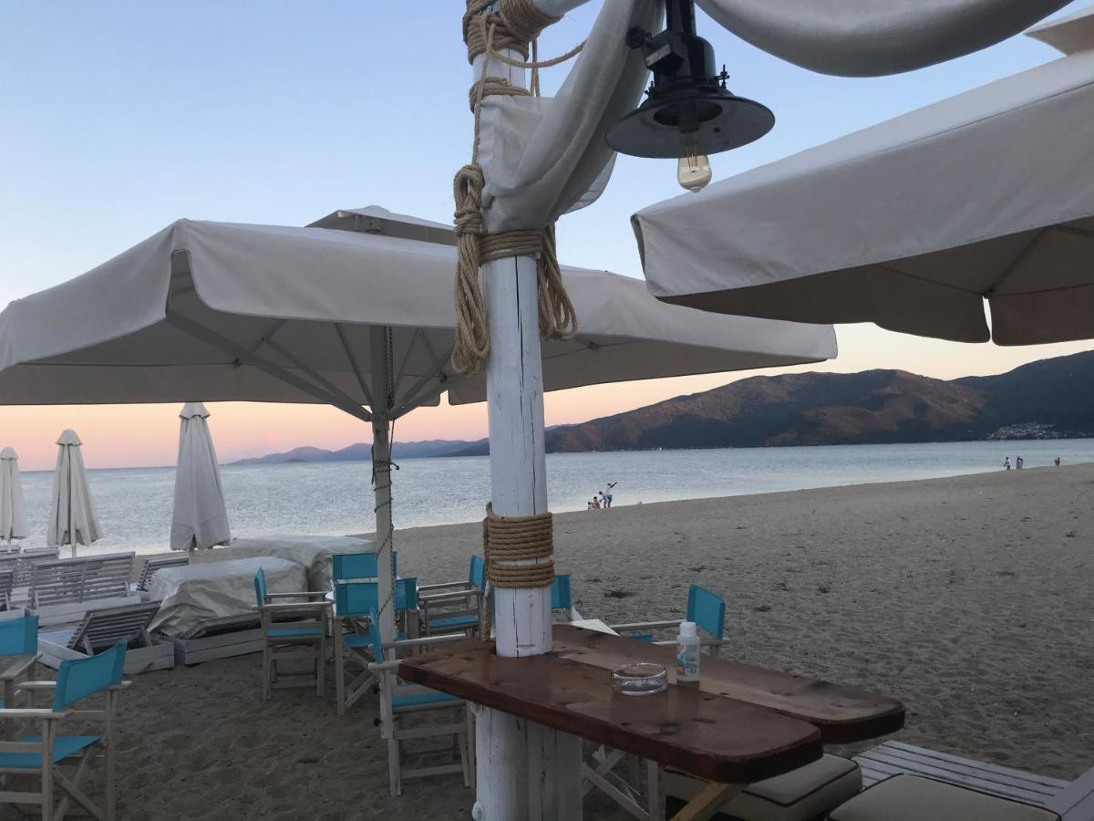 Makedos Sea View Apartment Nea Vrasna Luaran gambar