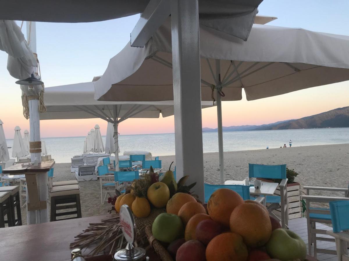 Makedos Sea View Apartment Nea Vrasna Luaran gambar