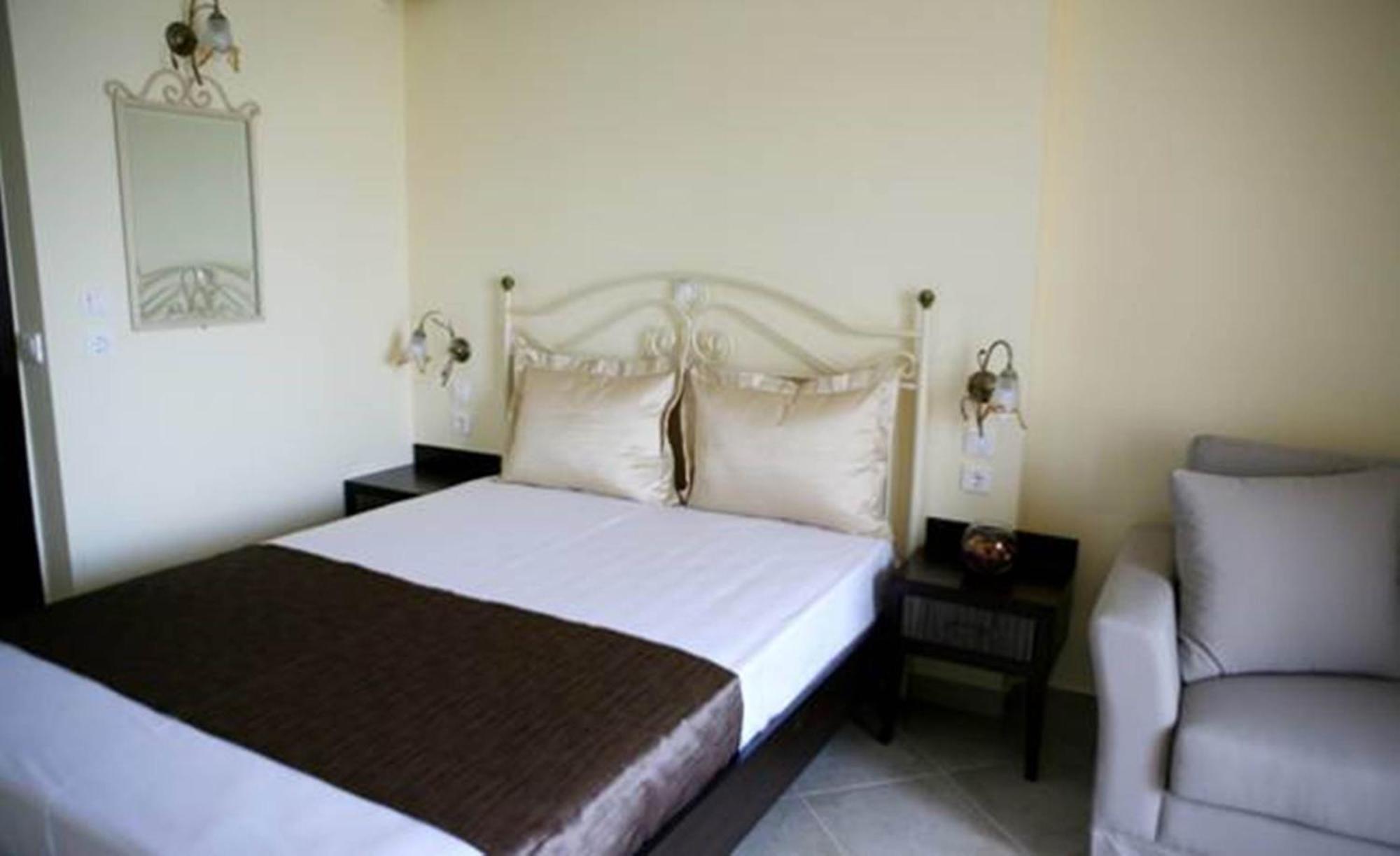Makedos Sea View Apartment Nea Vrasna Luaran gambar