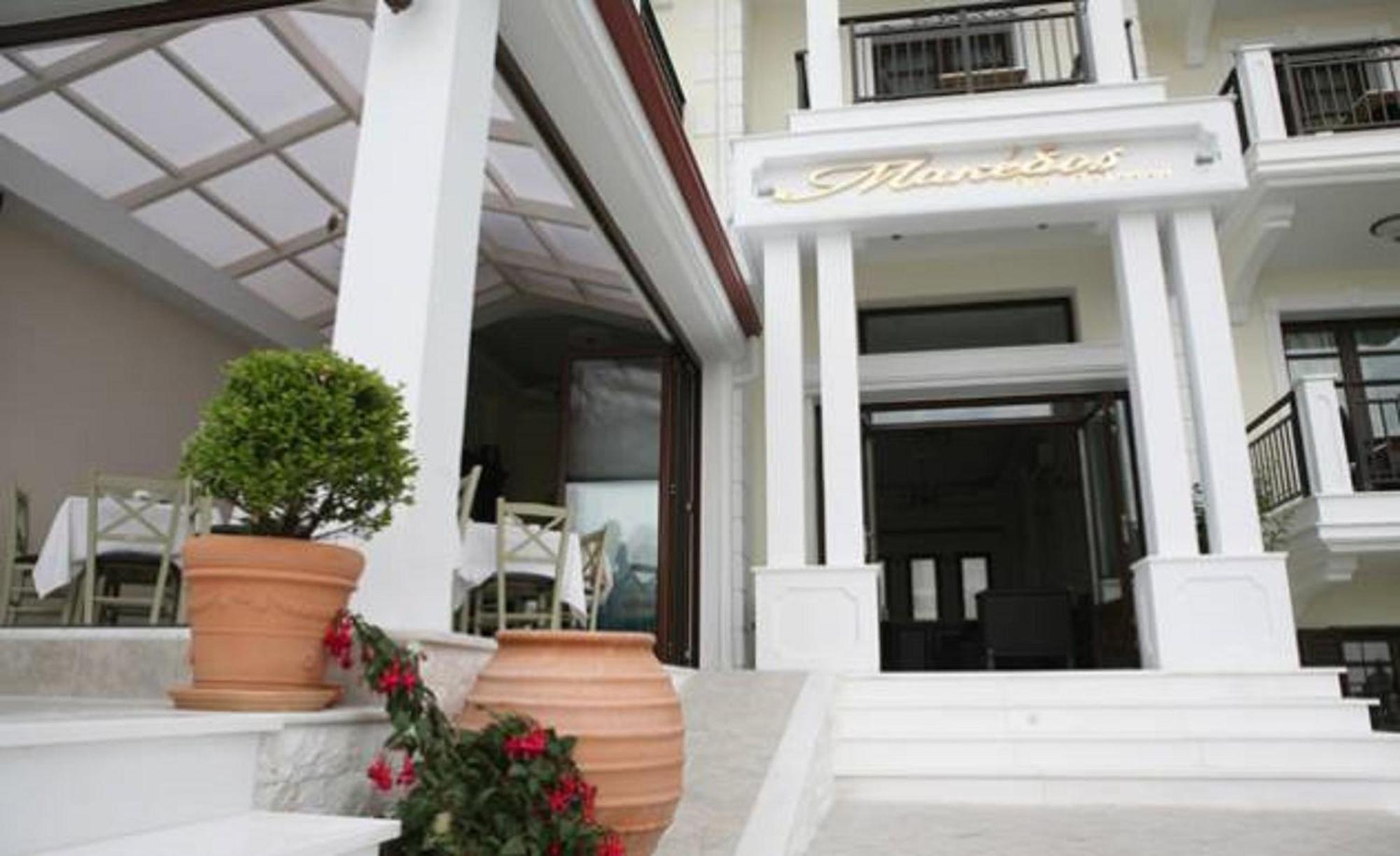 Makedos Sea View Apartment Nea Vrasna Luaran gambar