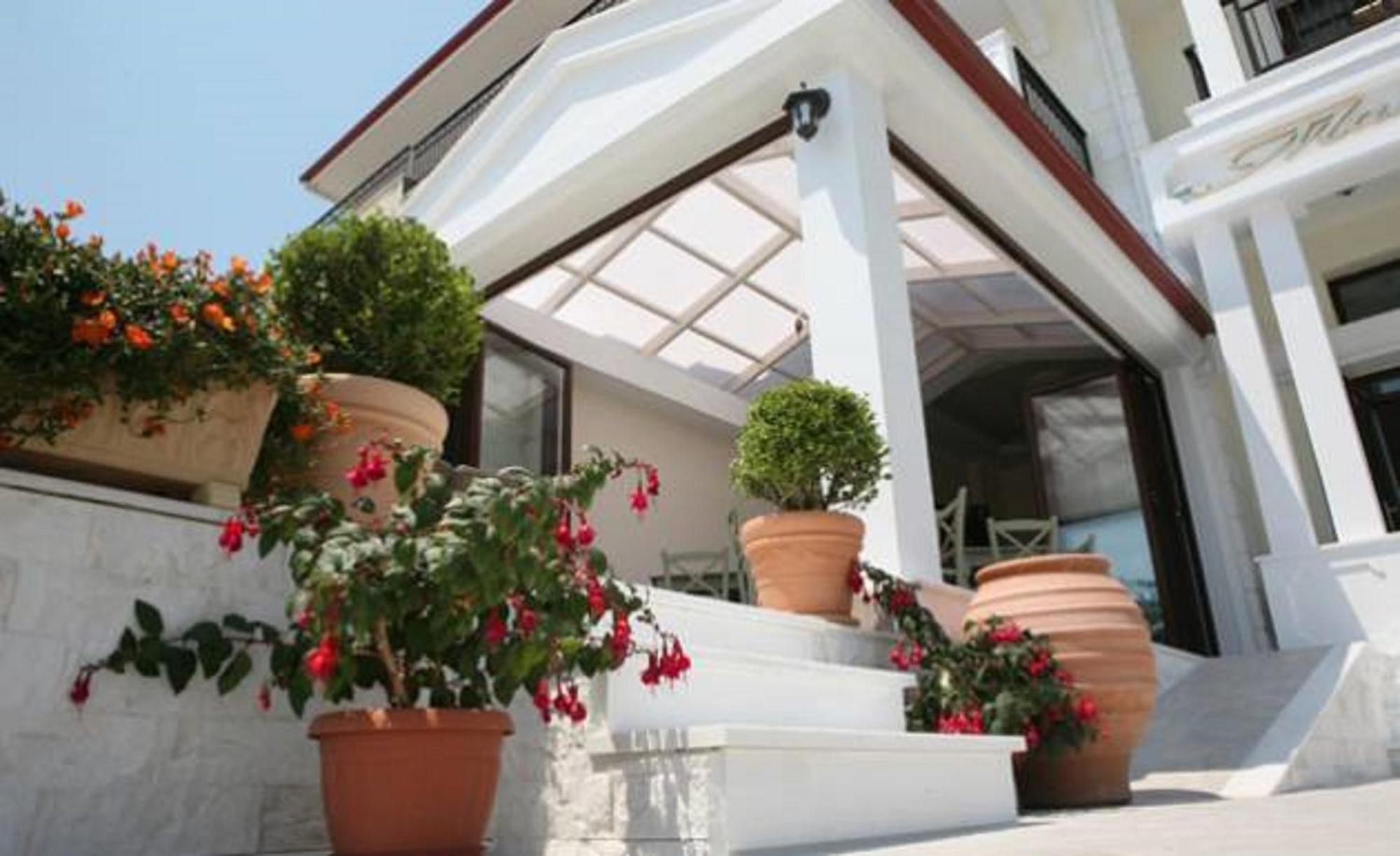 Makedos Sea View Apartment Nea Vrasna Luaran gambar