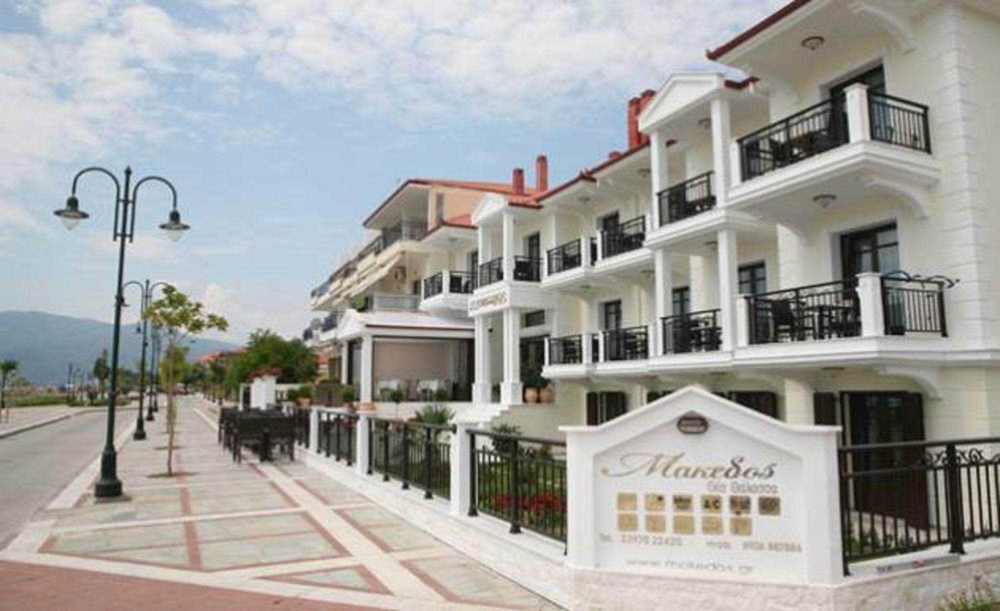 Makedos Sea View Apartment Nea Vrasna Luaran gambar