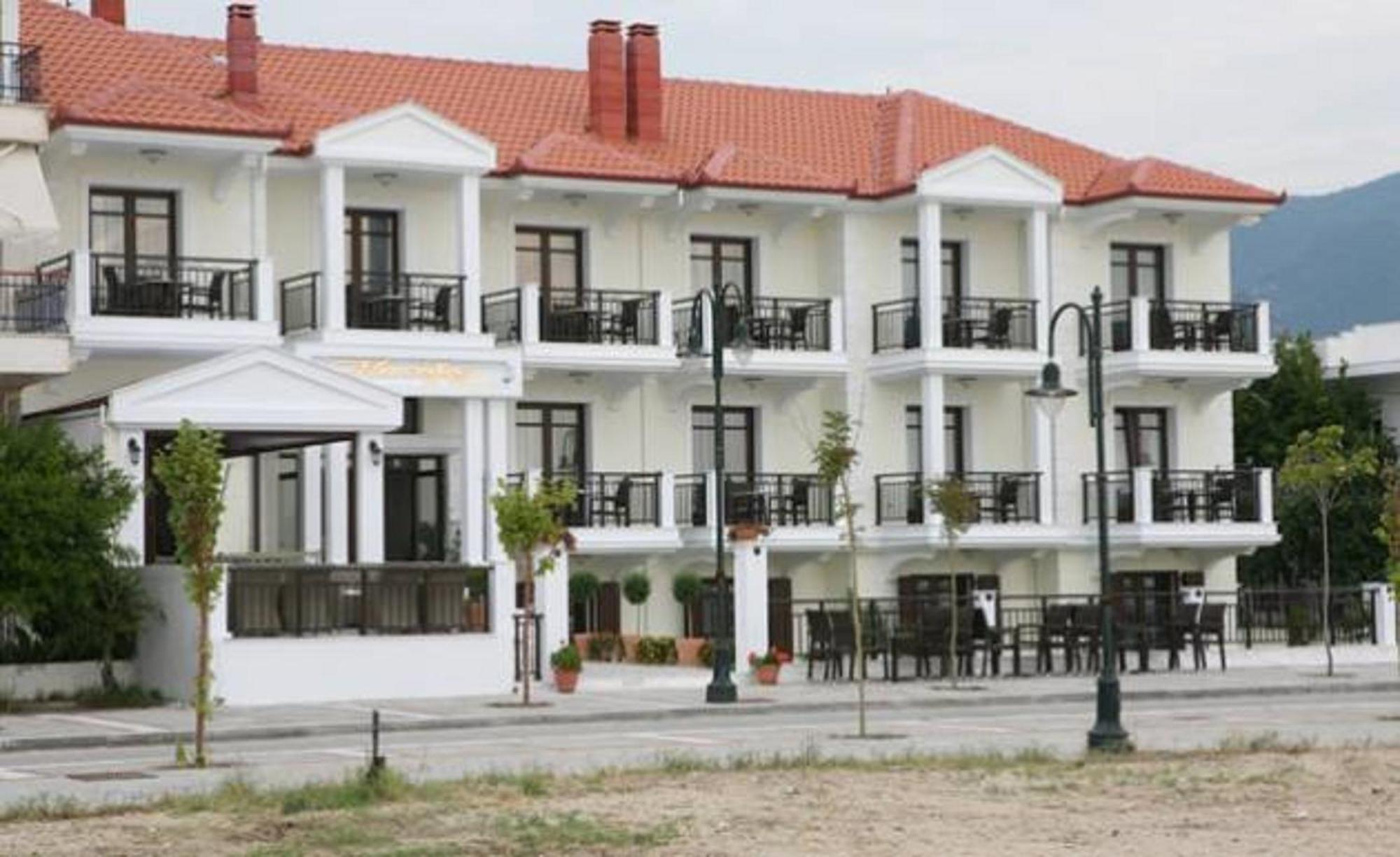 Makedos Sea View Apartment Nea Vrasna Luaran gambar