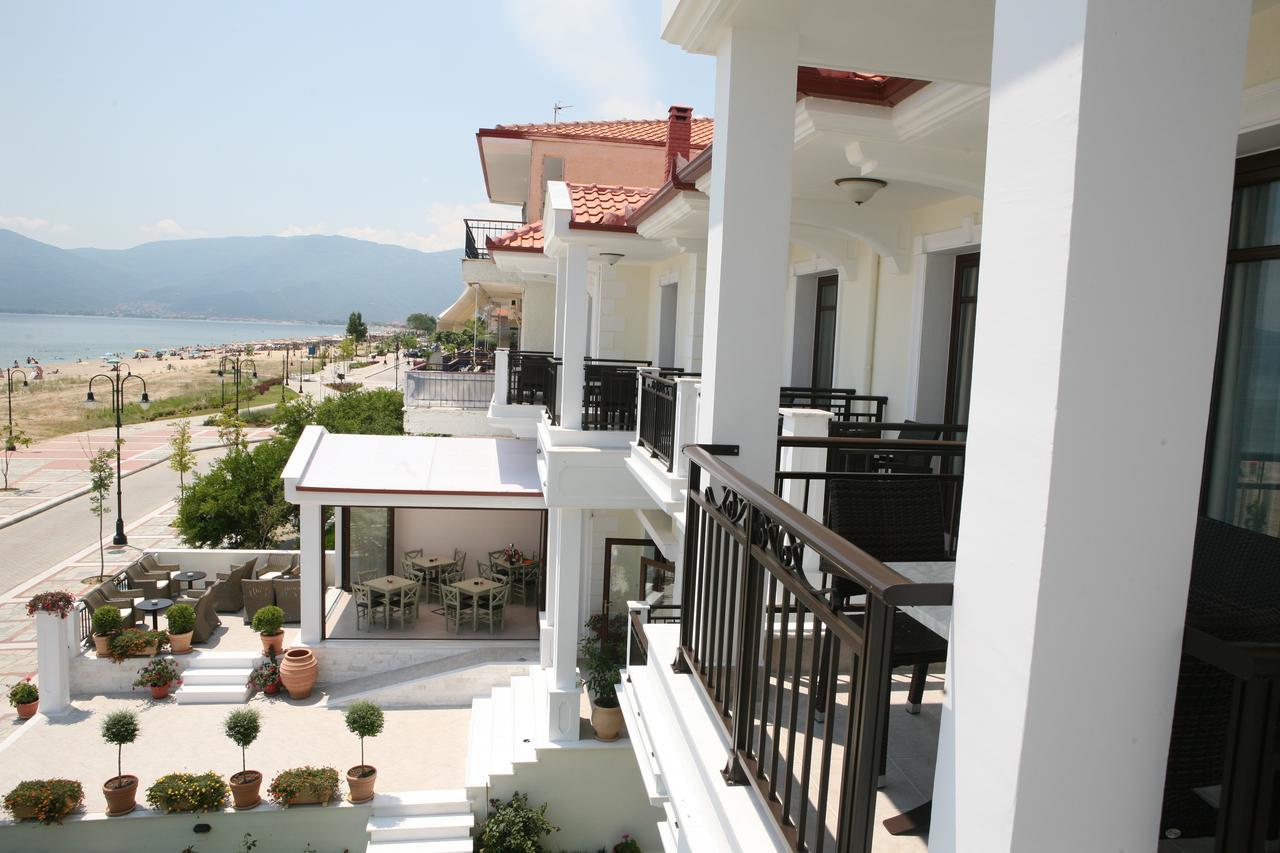 Makedos Sea View Apartment Nea Vrasna Luaran gambar